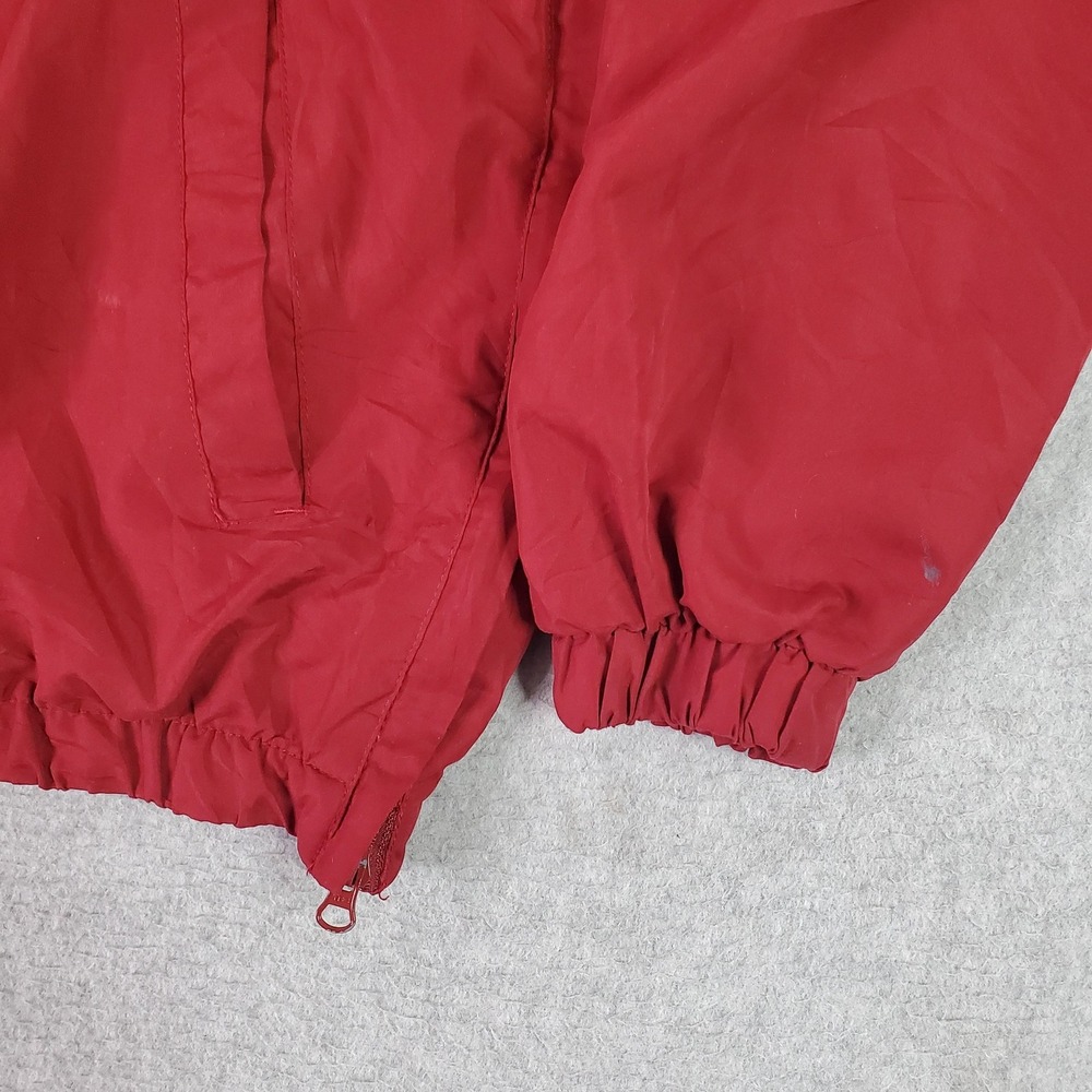 Vintage Arkansas Razorbacks Pullover Jacket Mens Med Red NCAA Football 58 Sports - Picture 6 of 16